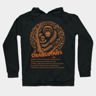 orangutans wildlife indonesia endangered species tshirt merch Hoodie